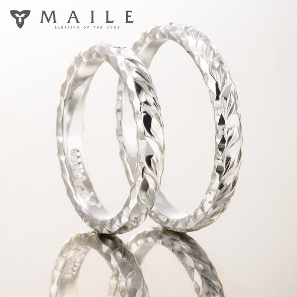 マイレ　ハワイアンジュエリーの結婚指輪　オーダーメイド例06